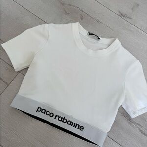 Paco Rabanne Crop Top White